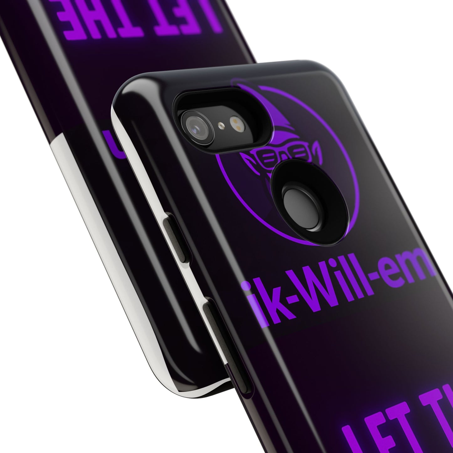 Phone Case — "Let the Gnome Handle It" Purple Neon Gnome Protective Case