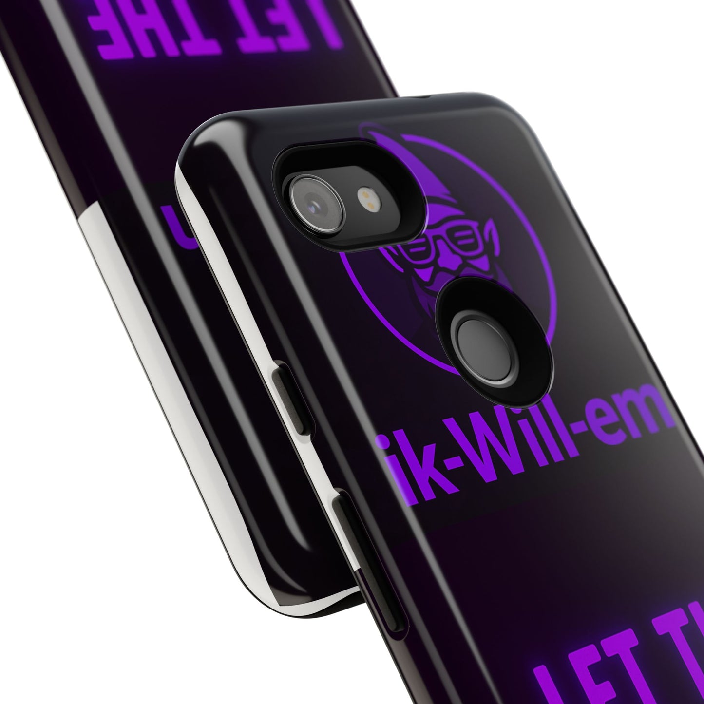 Phone Case — "Let the Gnome Handle It" Purple Neon Gnome Protective Case