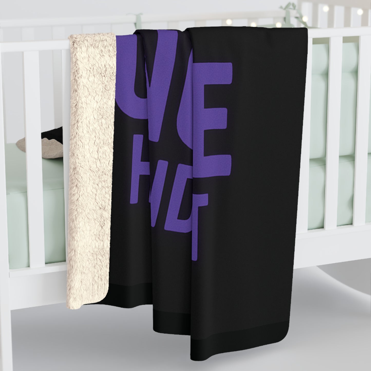 Sherpa Blanket — "Let The Gnome Handle It" Cozy Fleece Throw