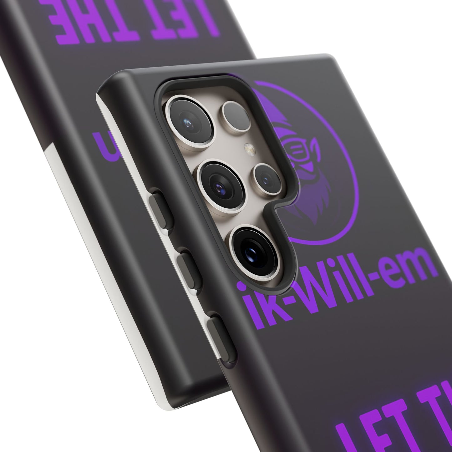 Phone Case — "Let the Gnome Handle It" Purple Neon Gnome Protective Case