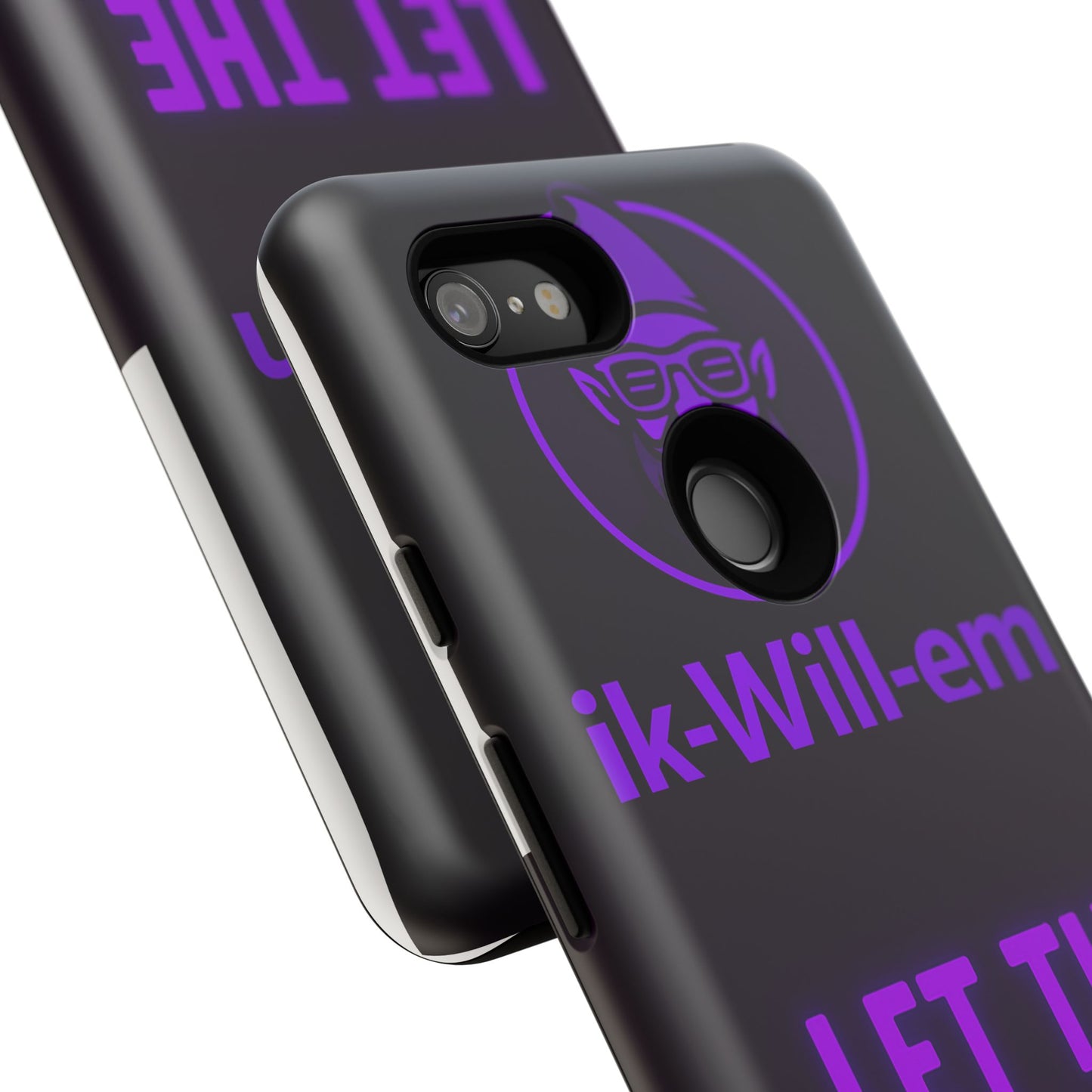 Phone Case — "Let the Gnome Handle It" Purple Neon Gnome Protective Case