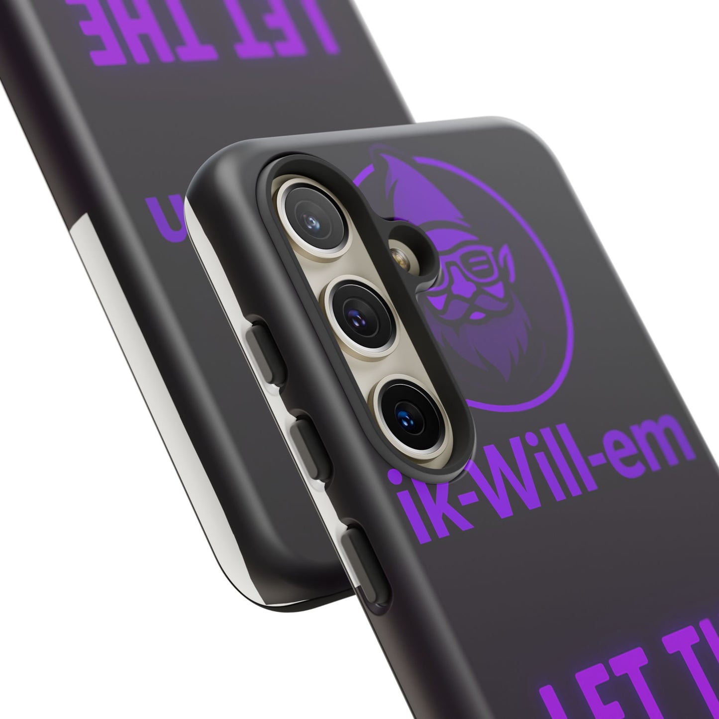 Phone Case — "Let the Gnome Handle It" Purple Neon Gnome Protective Case
