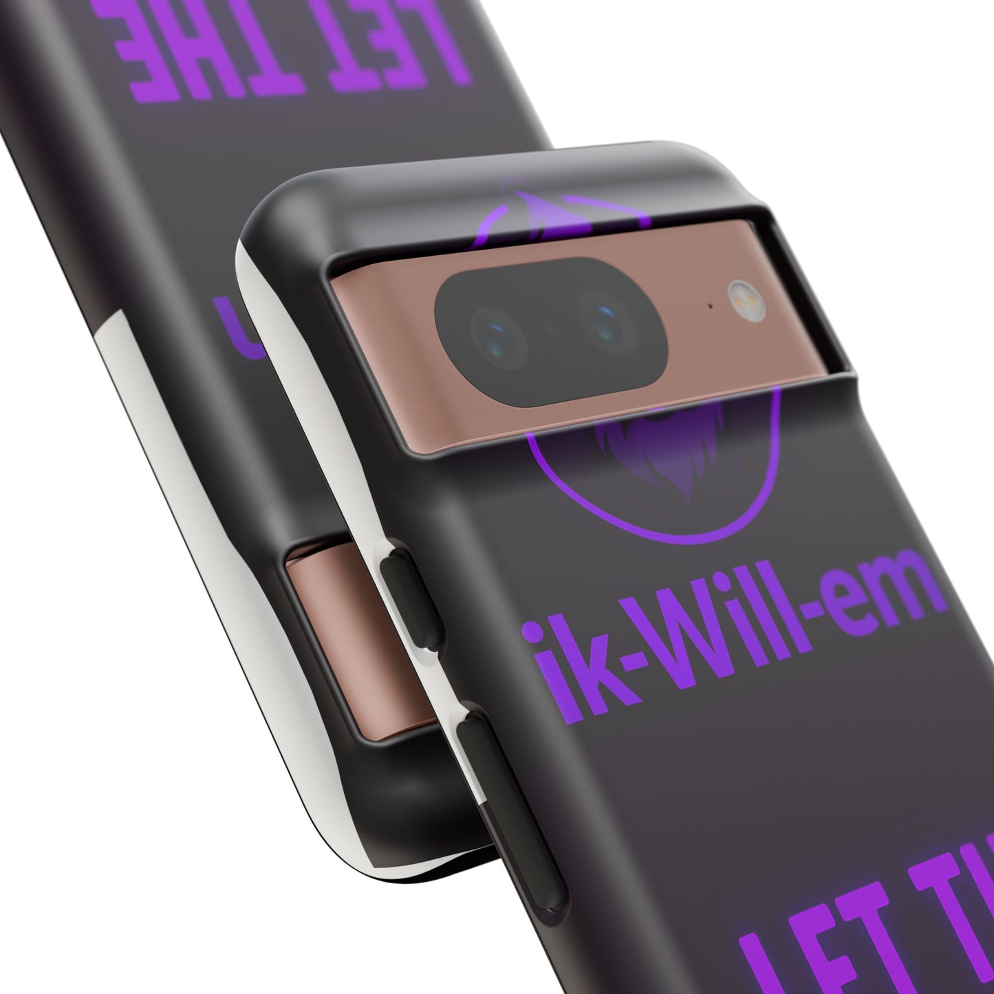 Phone Case — "Let the Gnome Handle It" Purple Neon Gnome Protective Case