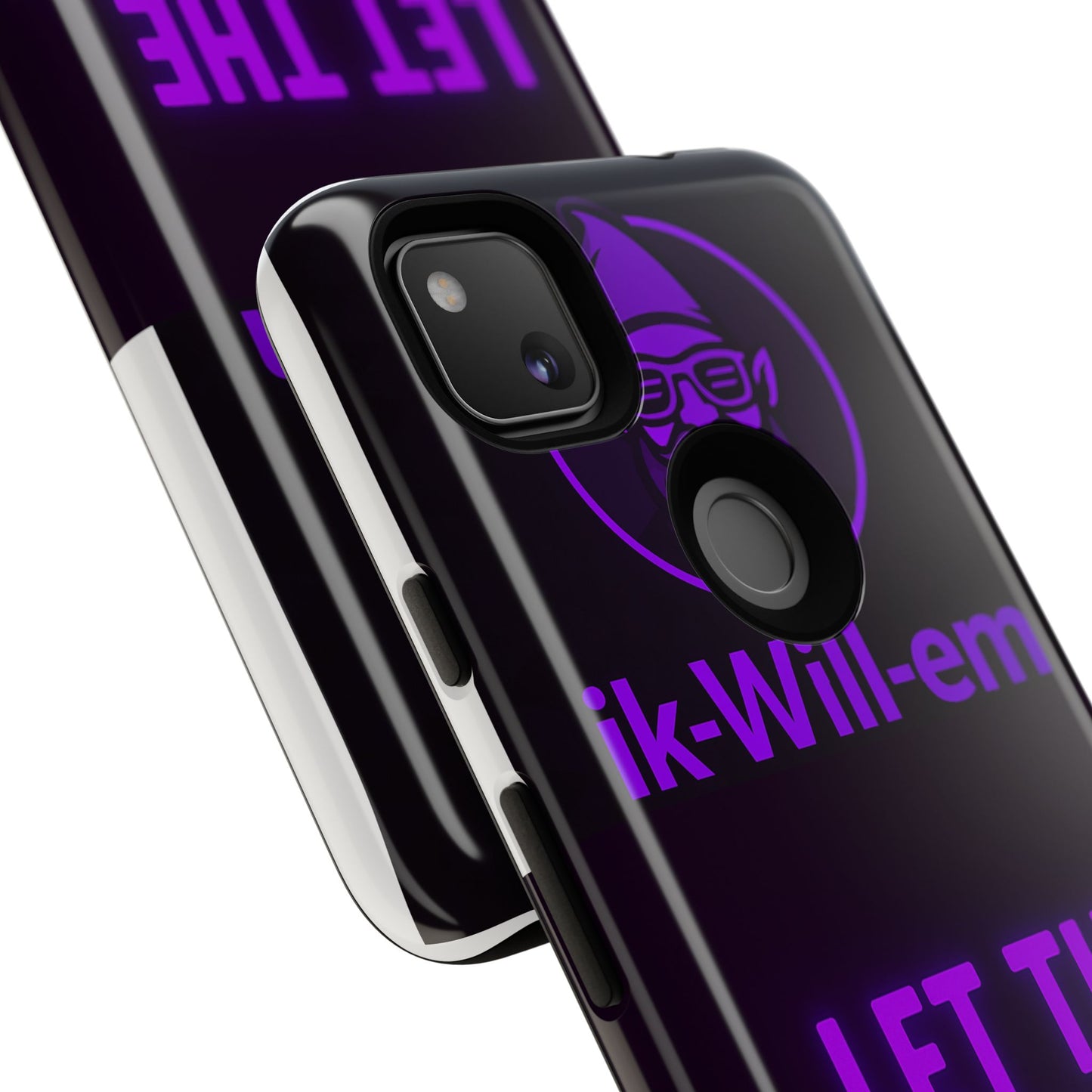 Phone Case — "Let the Gnome Handle It" Purple Neon Gnome Protective Case
