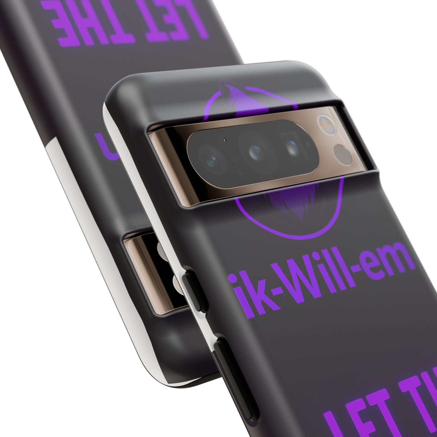 Phone Case — "Let the Gnome Handle It" Purple Neon Gnome Protective Case