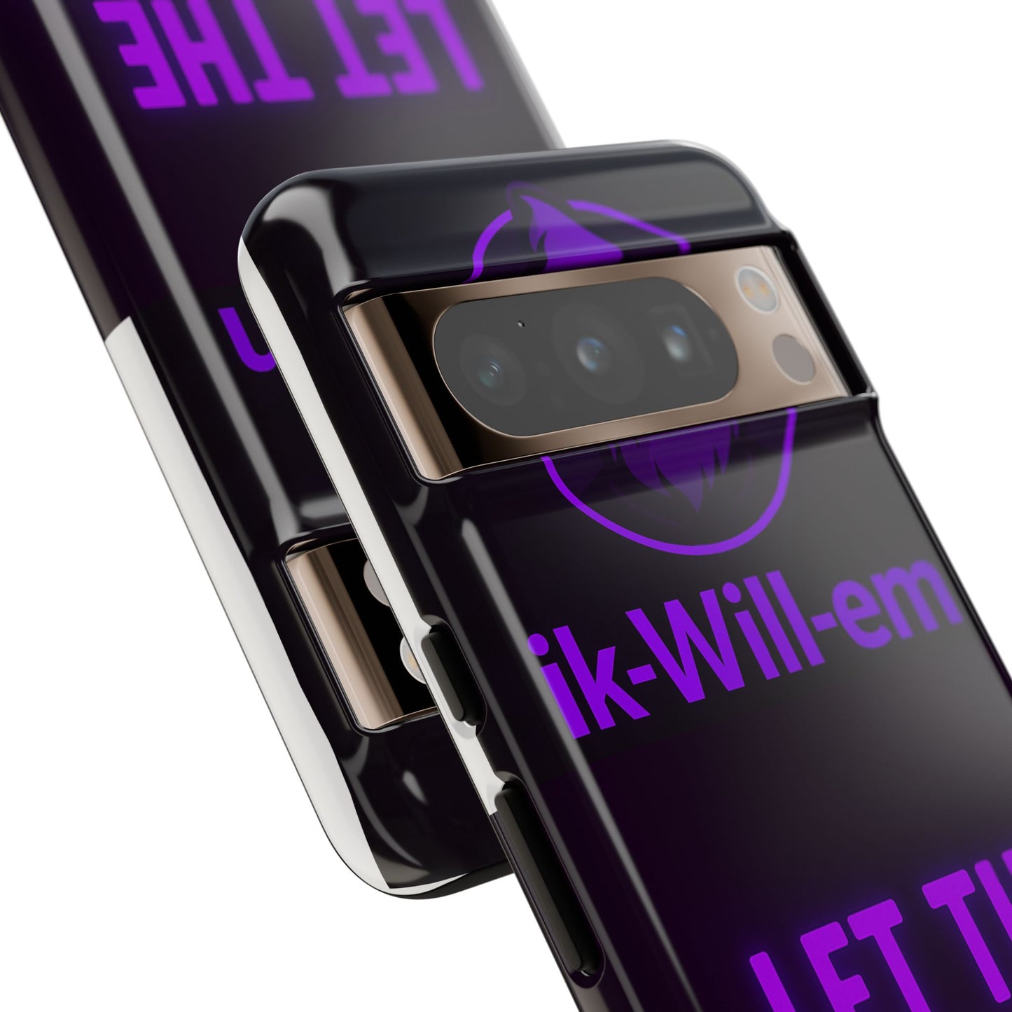 Phone Case — "Let the Gnome Handle It" Purple Neon Gnome Protective Case