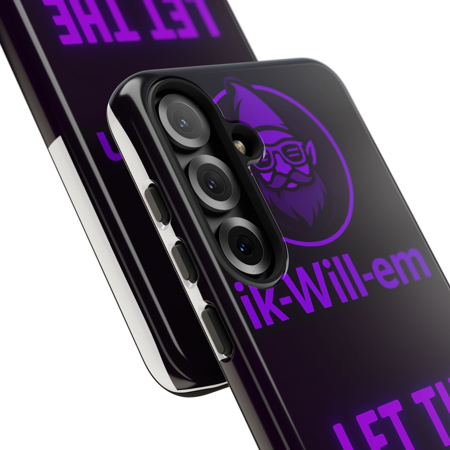 Phone Case — "Let the Gnome Handle It" Purple Neon Gnome Protective Case