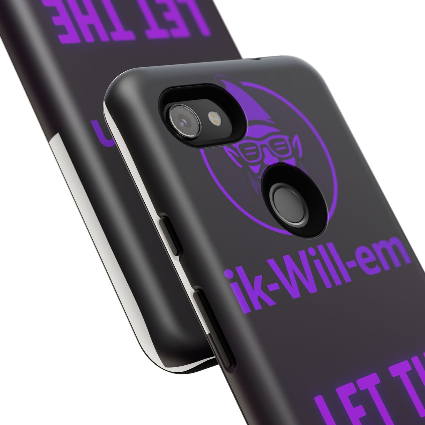 Phone Case — "Let the Gnome Handle It" Purple Neon Gnome Protective Case