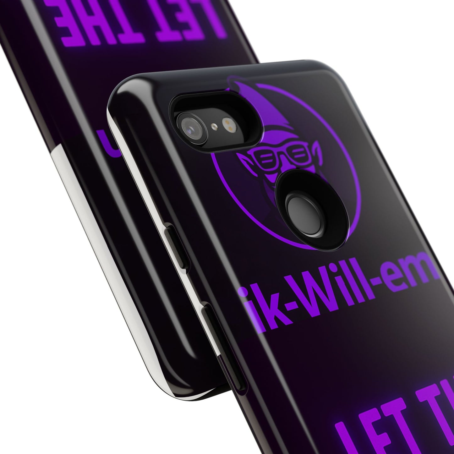 Phone Case — "Let the Gnome Handle It" Purple Neon Gnome Protective Case
