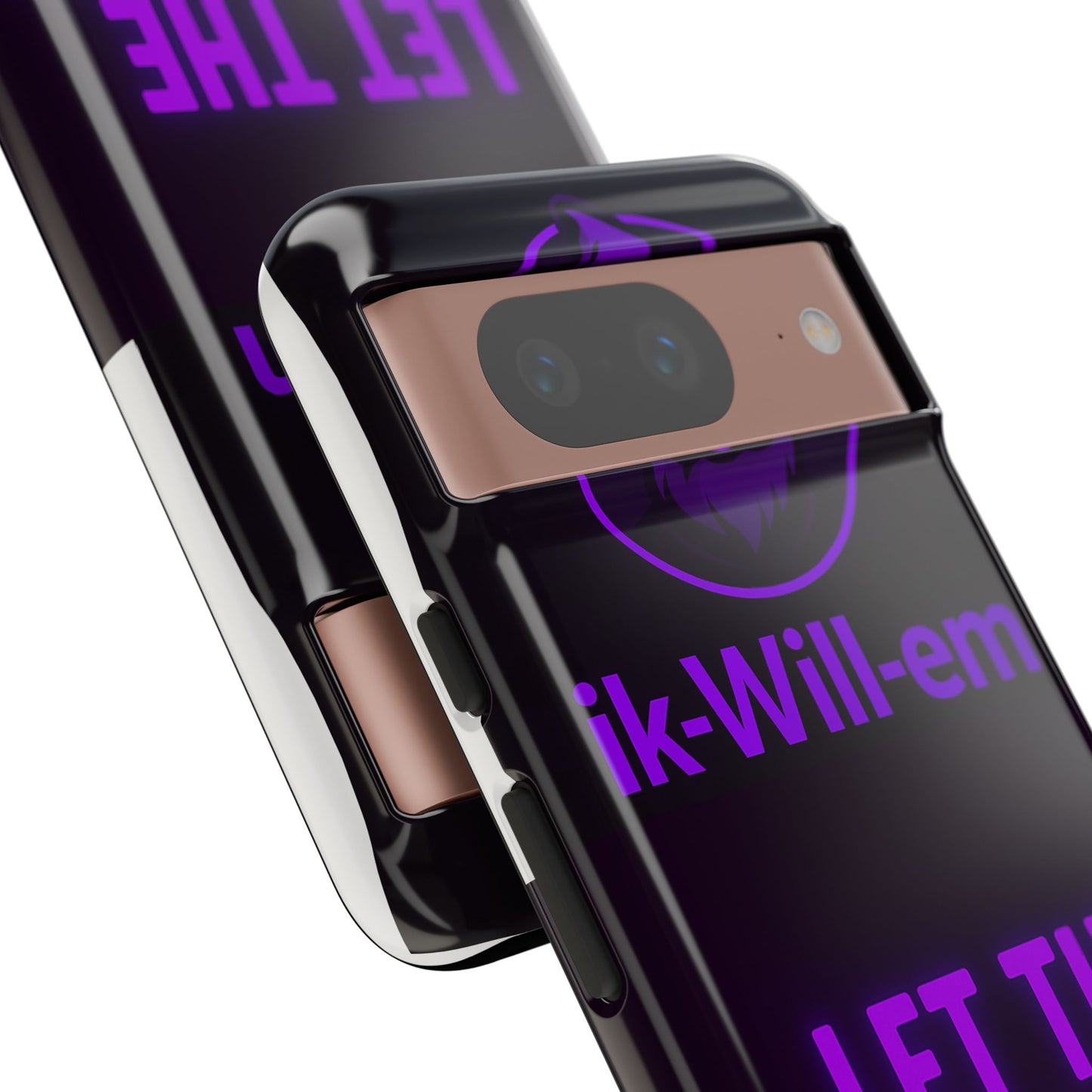 Phone Case — "Let the Gnome Handle It" Purple Neon Gnome Protective Case