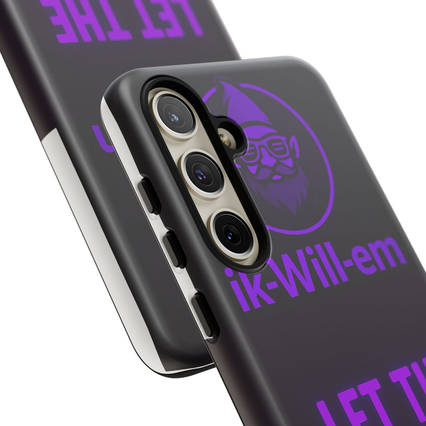 Phone Case — "Let the Gnome Handle It" Purple Neon Gnome Protective Case