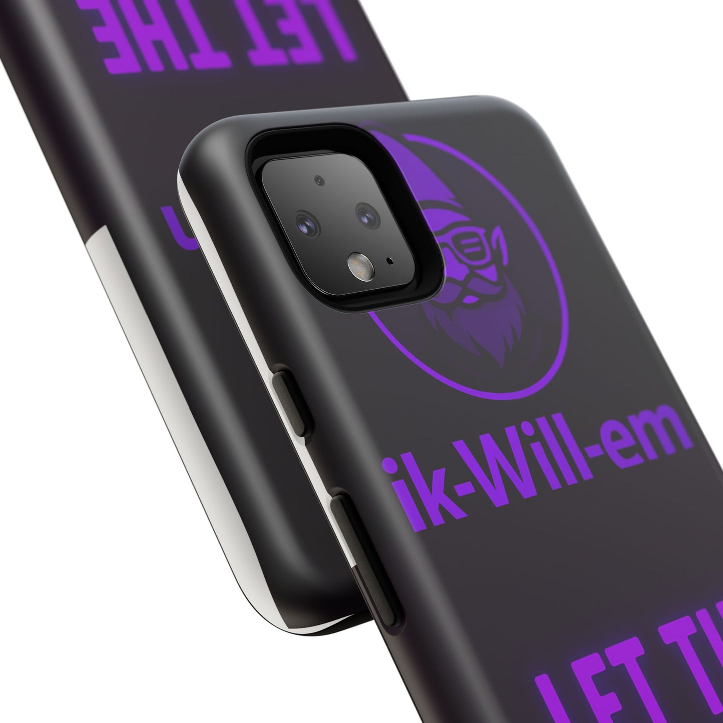 Phone Case — "Let the Gnome Handle It" Purple Neon Gnome Protective Case