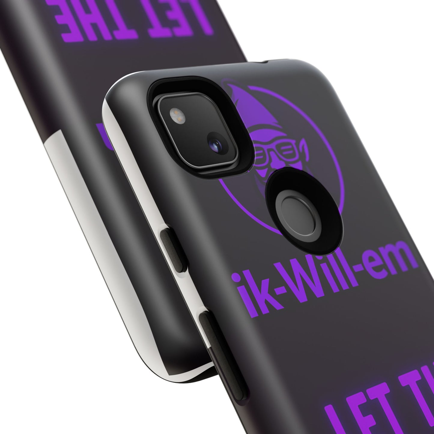 Phone Case — "Let the Gnome Handle It" Purple Neon Gnome Protective Case