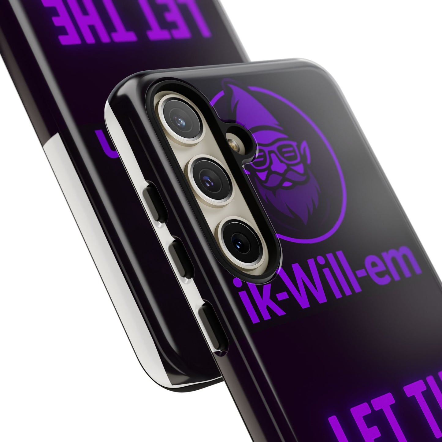 Phone Case — "Let the Gnome Handle It" Purple Neon Gnome Protective Case