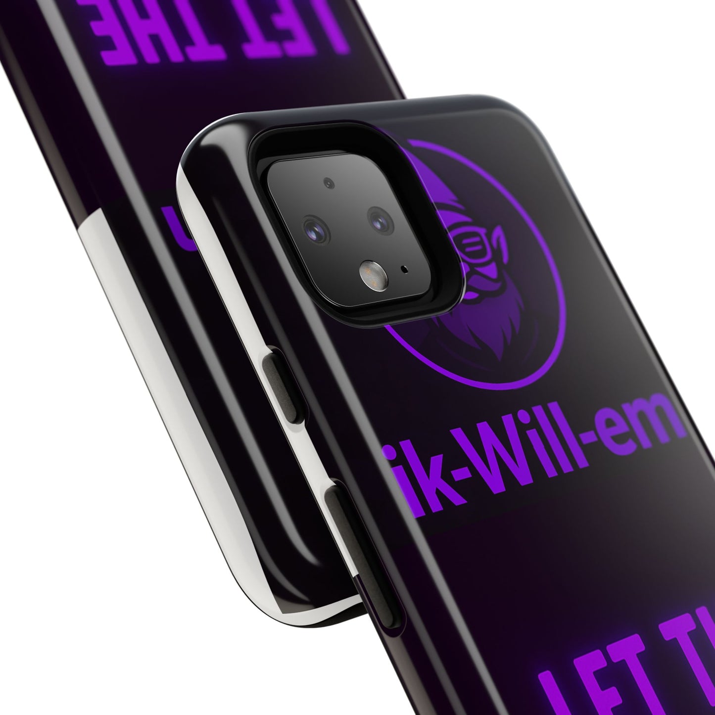 Phone Case — "Let the Gnome Handle It" Purple Neon Gnome Protective Case