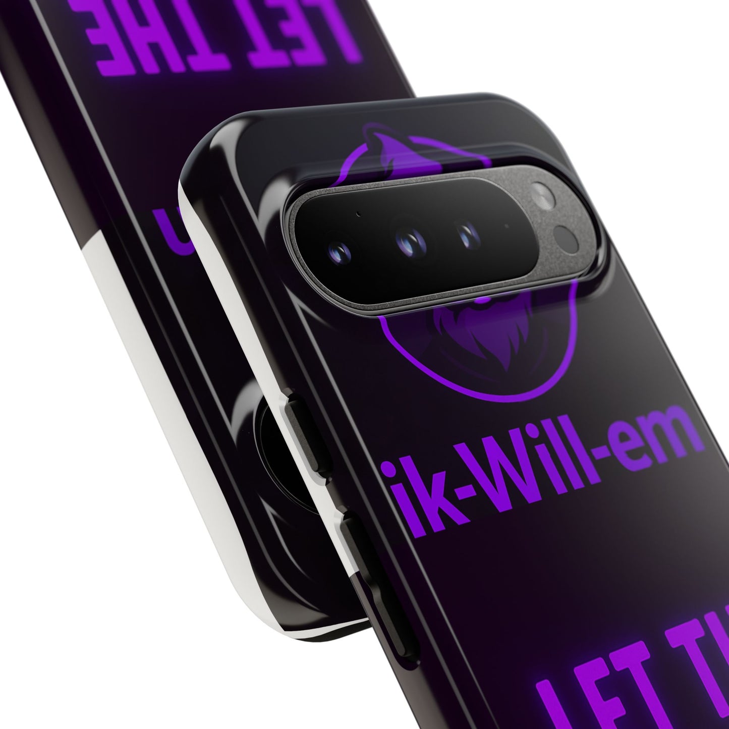 Phone Case — "Let the Gnome Handle It" Purple Neon Gnome Protective Case