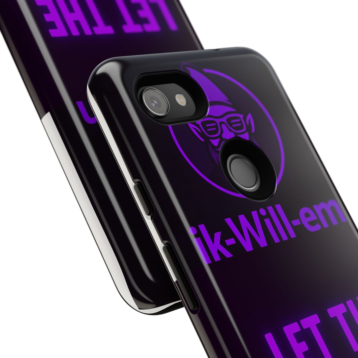 Phone Case — "Let the Gnome Handle It" Purple Neon Gnome Protective Case