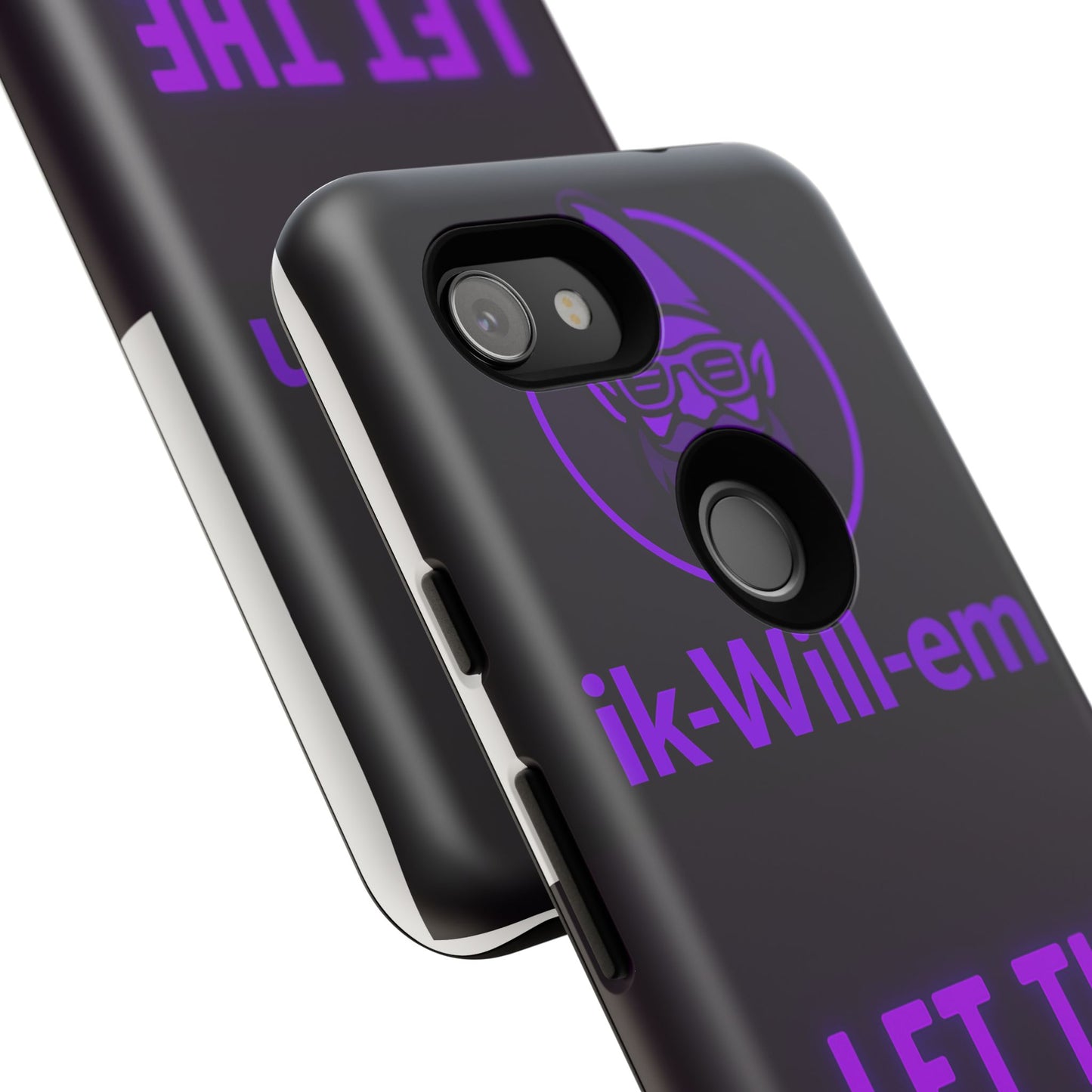 Phone Case — "Let the Gnome Handle It" Purple Neon Gnome Protective Case