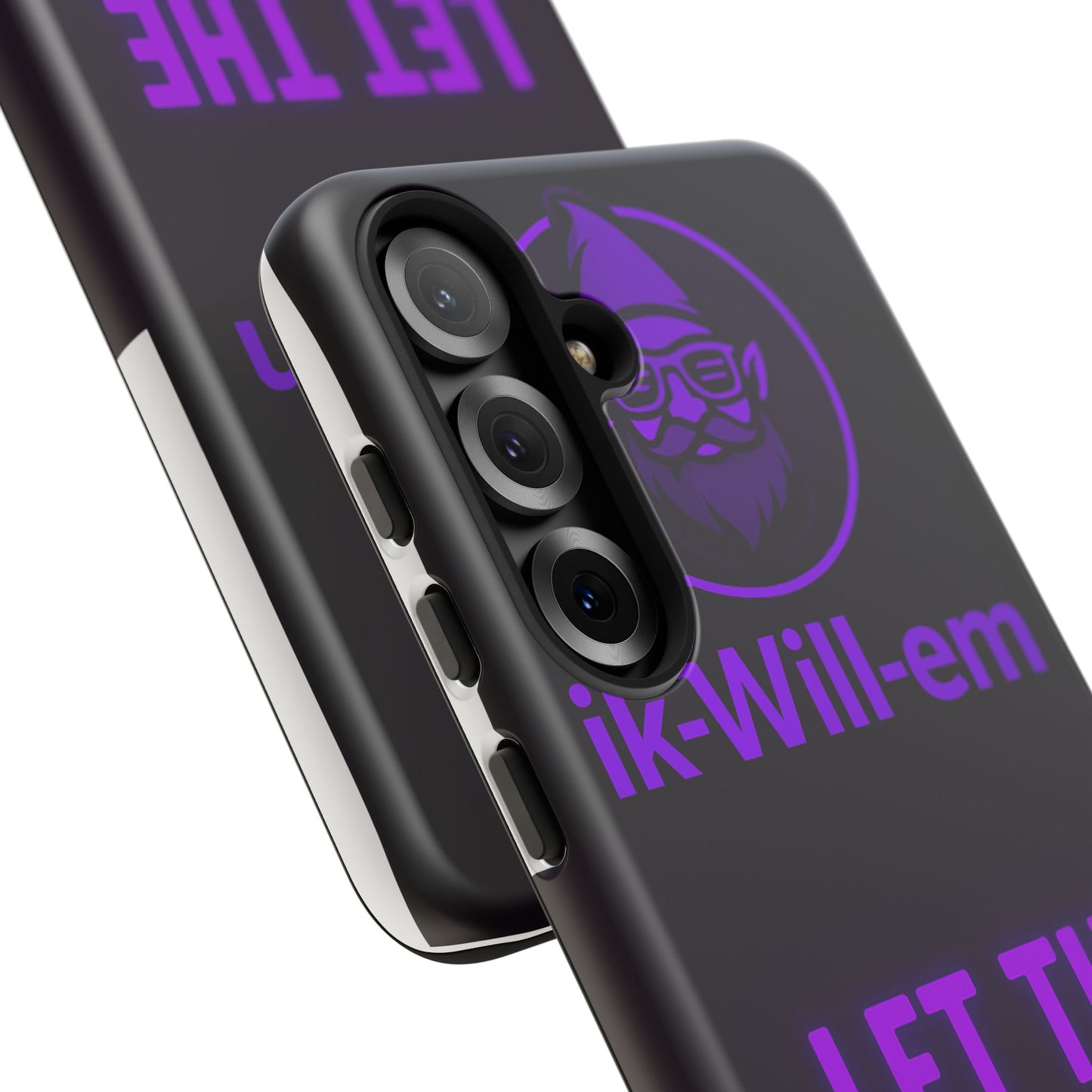 Phone Case — "Let the Gnome Handle It" Purple Neon Gnome Protective Case