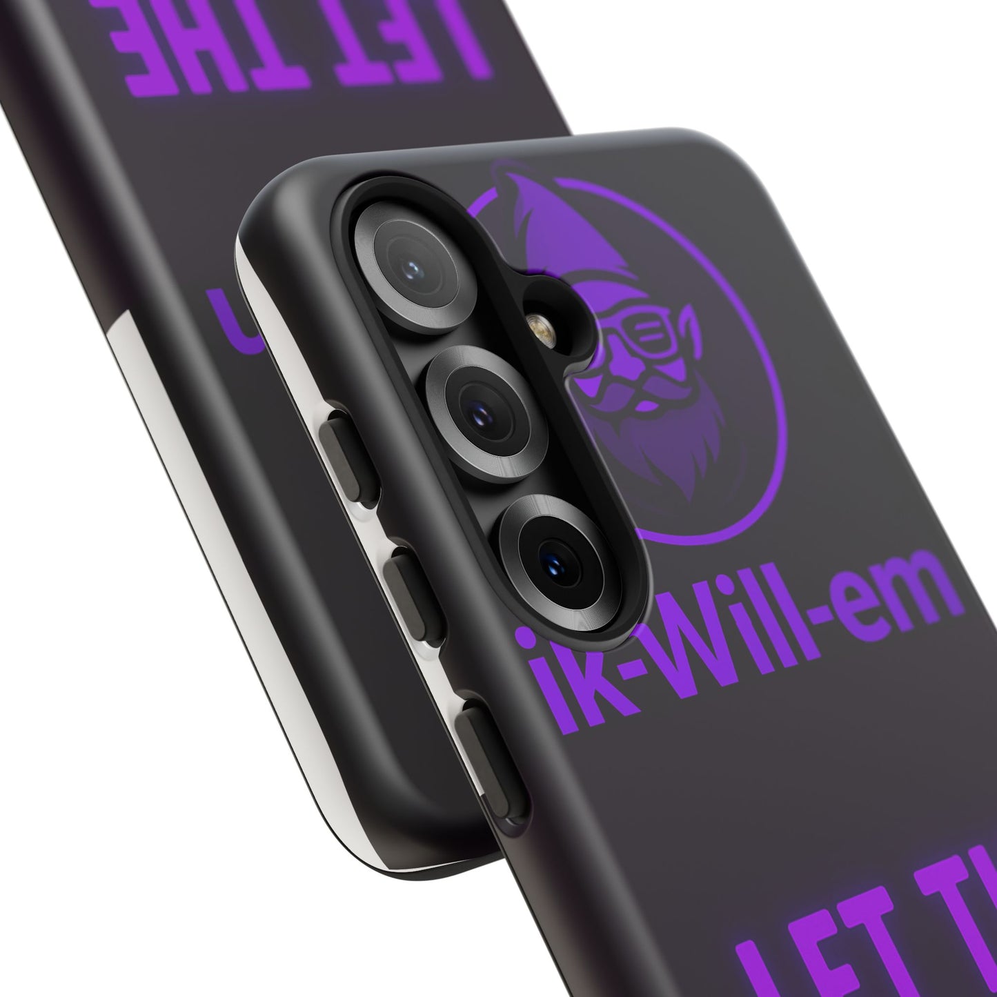 Phone Case — "Let the Gnome Handle It" Purple Neon Gnome Protective Case