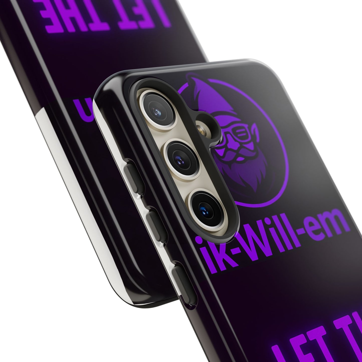 Phone Case — "Let the Gnome Handle It" Purple Neon Gnome Protective Case