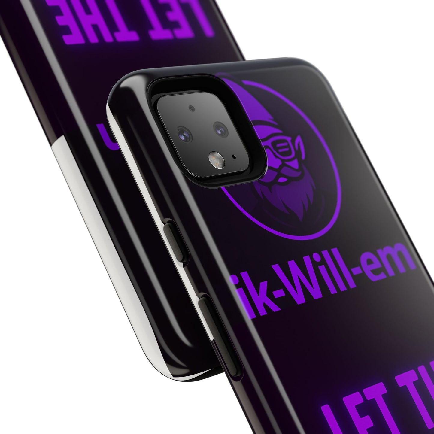 Phone Case — "Let the Gnome Handle It" Purple Neon Gnome Protective Case
