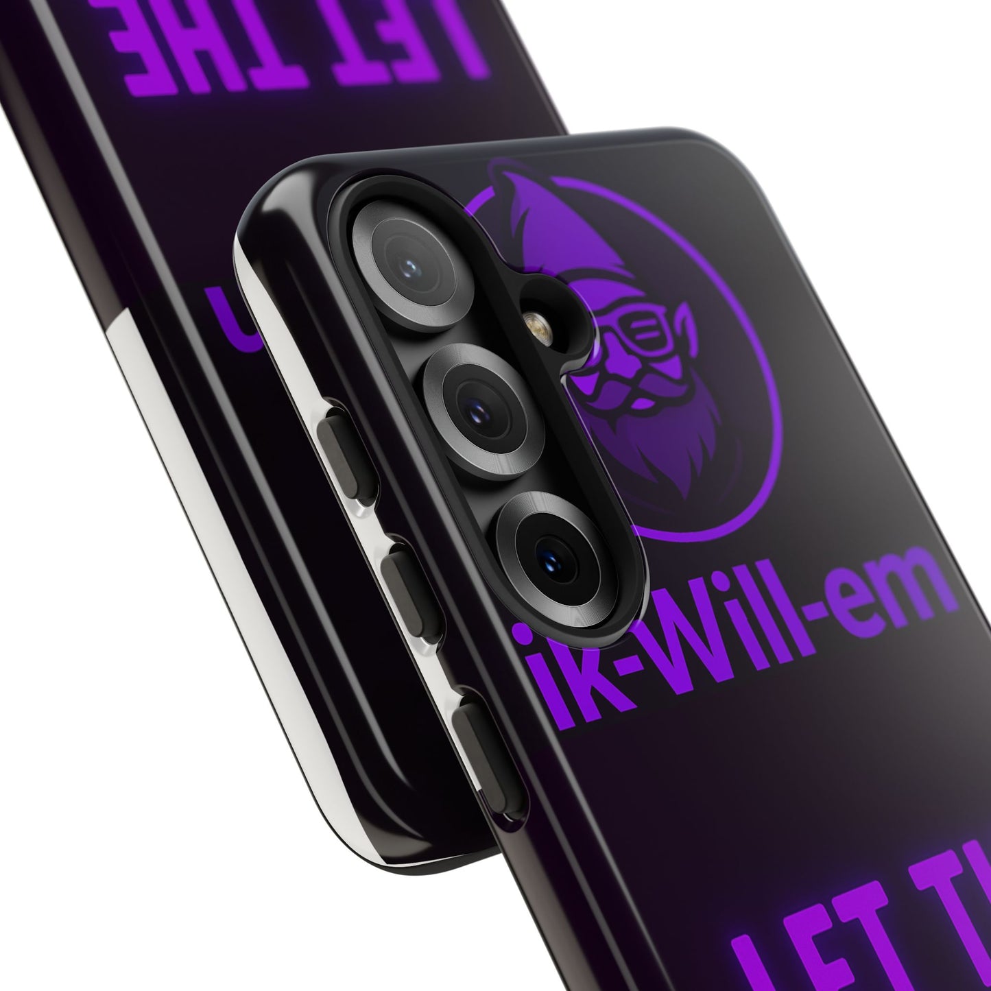 Phone Case — "Let the Gnome Handle It" Purple Neon Gnome Protective Case