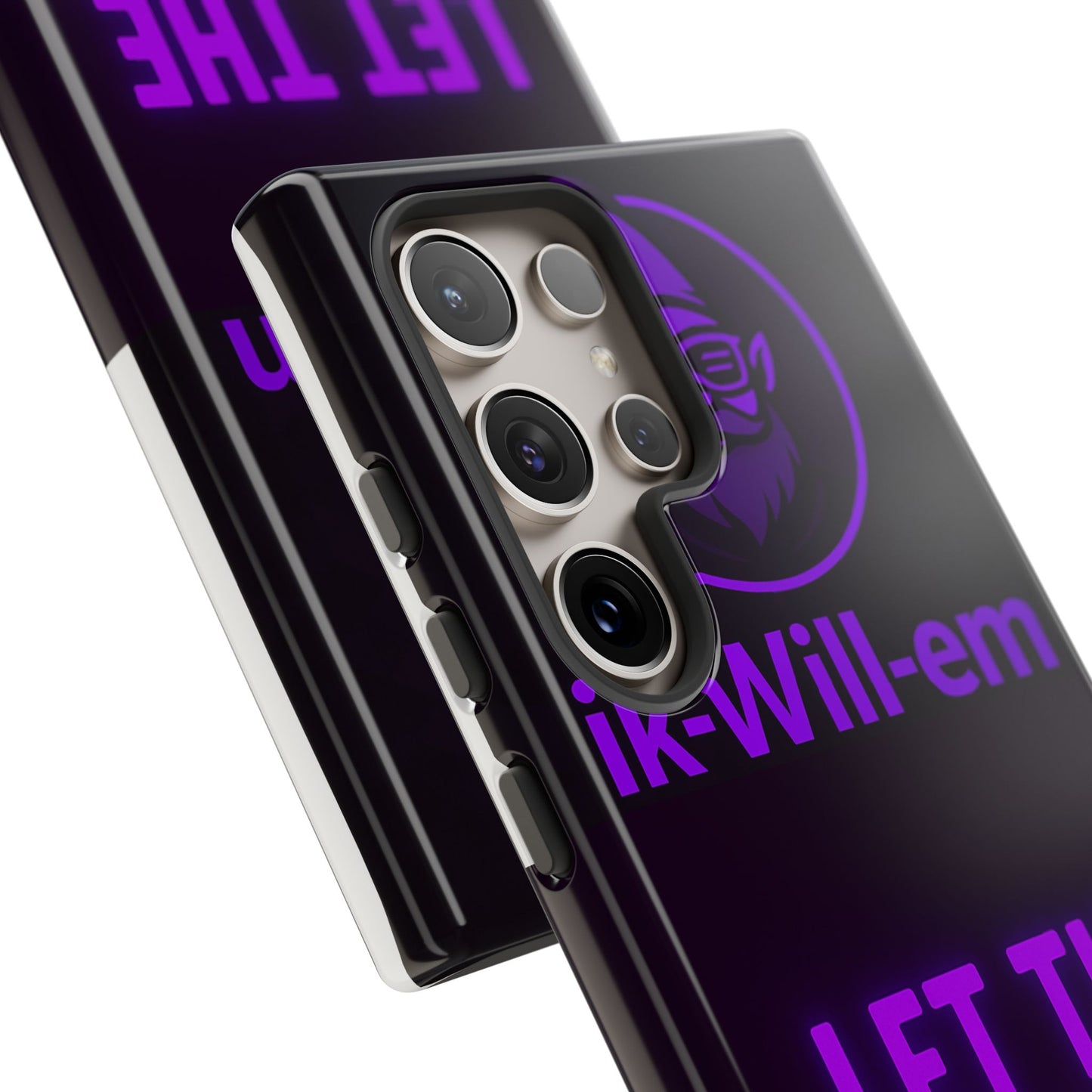 Phone Case — "Let the Gnome Handle It" Purple Neon Gnome Protective Case