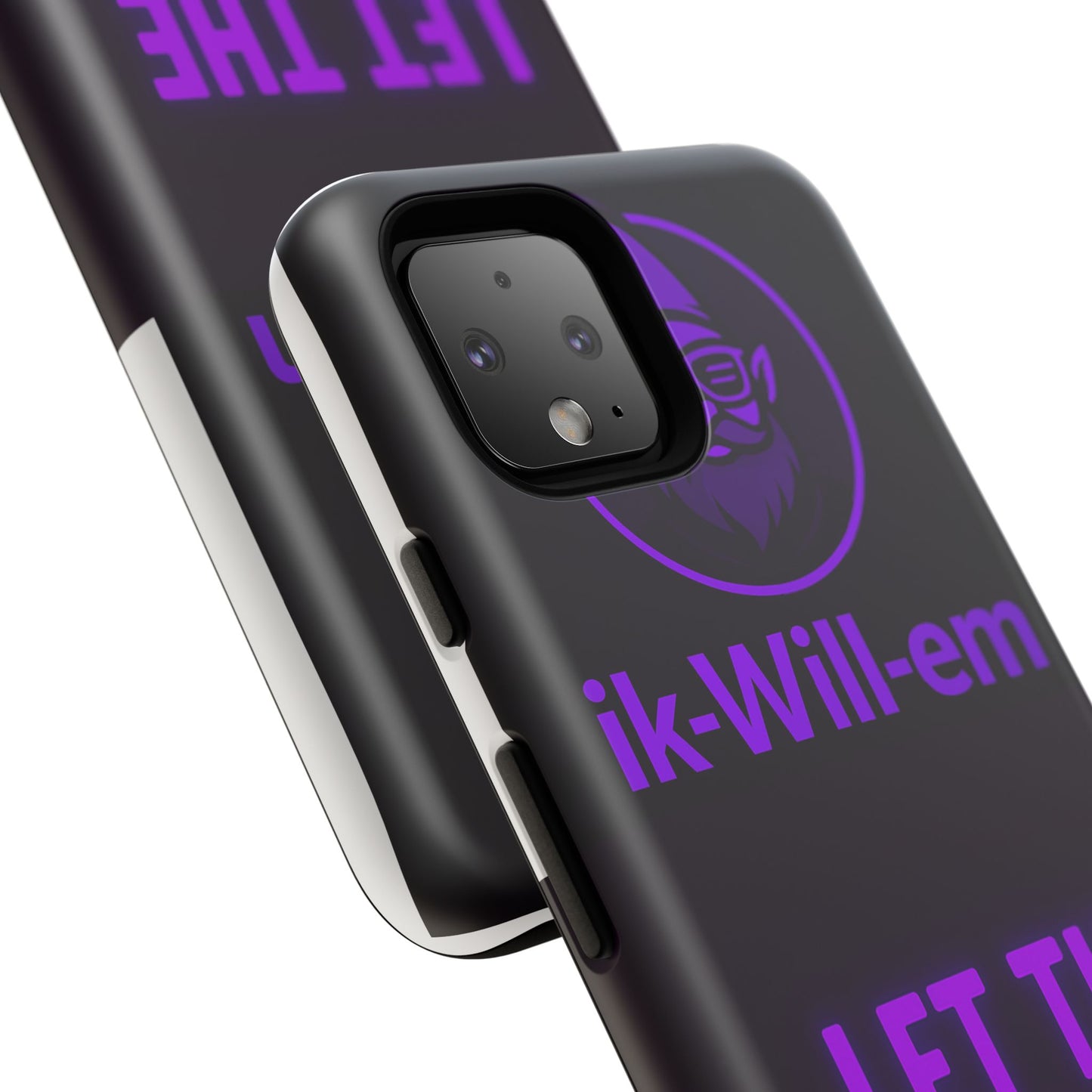 Phone Case — "Let the Gnome Handle It" Purple Neon Gnome Protective Case